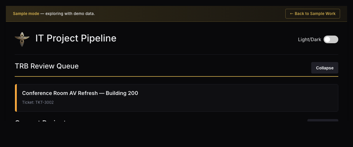 IT Project Pipeline